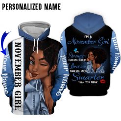Personalized Name November Girl 3D All Over Printed Clothes HUWW050908
