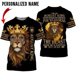 Personalized Name August Guy 3D All Over Printed Clothes HUHH250508